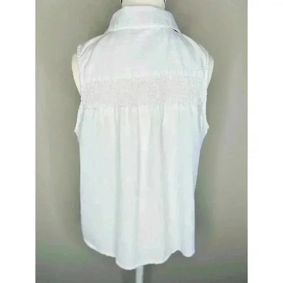 Old Ranch Brands Saguaro Tank Top 23 White Size M - Picture 3 of 8